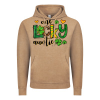 Vintage Coffee One lucky auntie St. Patrick's Vintage Hoodie - OliviaCreatesArt