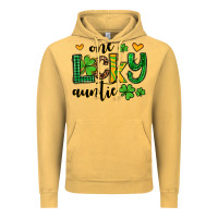 Vintage Mustard One lucky auntie St. Patrick's Vintage Hoodie - OliviaCreatesArt