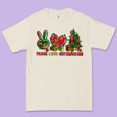Peace Love Nutcrackers Premium Tee Designed By Nancycooperartshop