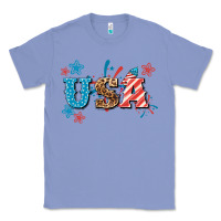 Colony Blue USA 4th of july Classic Tee - HowdyJamesFarm