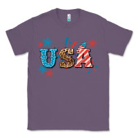 Lavender USA 4th of july Classic Tee - HowdyJamesFarm