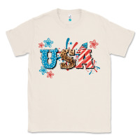 Natural USA 4th of july Classic Tee - HowdyJamesFarm