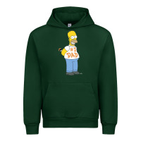 Forest Green The Simpsons Homer Number 1 Dad Father's Day V2 Urban Hoodie - longCreatives