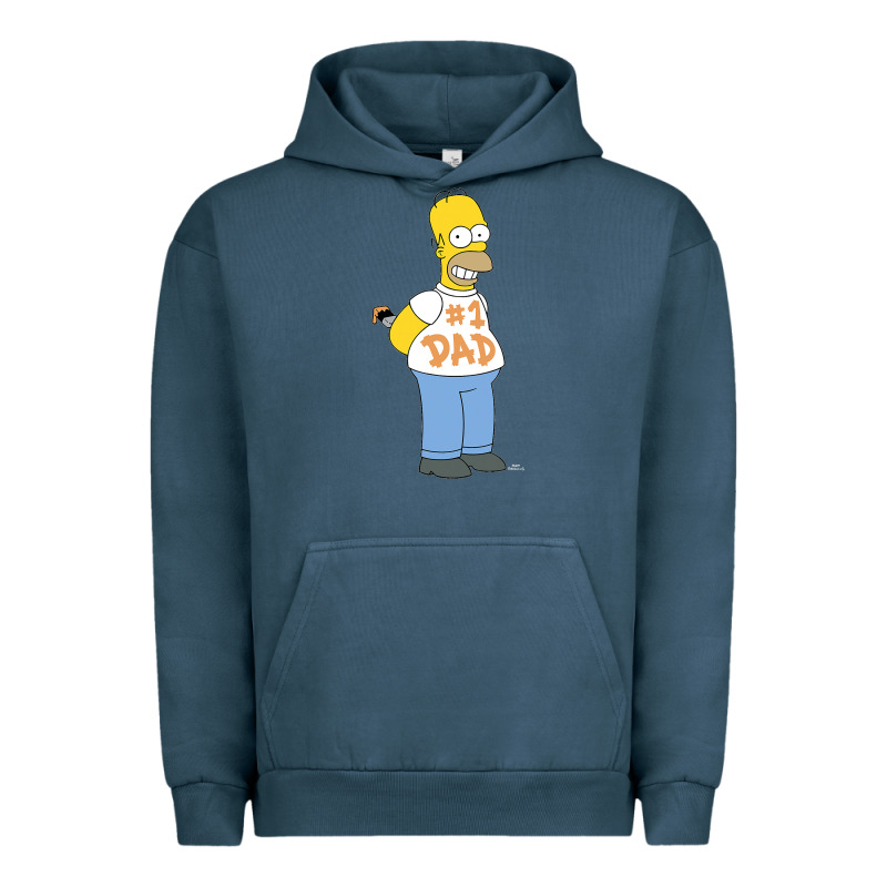 The Simpsons Homer Number 1 Dad Father's Day V2 Urban Hoodie by longCreatives | Teevron