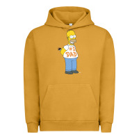 Pigment Peanut Butter The Simpsons Homer Number 1 Dad Father's Day V2 Urban Hoodie - longCreatives