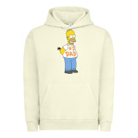 Pigment Pistachio The Simpsons Homer Number 1 Dad Father's Day V2 Urban Hoodie - longCreatives
