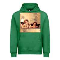 Emerald angels gift raphael cupid cherubs art valentine angel Urban Hoodie - longCreatives