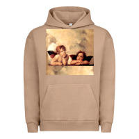 Pigment Burro angels gift raphael cupid cherubs art valentine angel Urban Hoodie - longCreatives