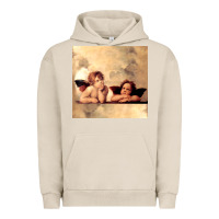 Pigment French Oak angels gift raphael cupid cherubs art valentine angel Urban Hoodie - longCreatives