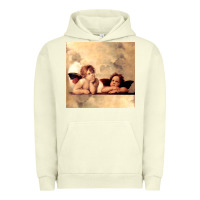 Pigment Pistachio angels gift raphael cupid cherubs art valentine angel Urban Hoodie - longCreatives
