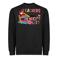 Black Teachers Always Make The Nice List Heavyweight Sweatshirt - CowhideDigitalArt