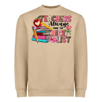 Mushroom Teachers Always Make The Nice List Heavyweight Sweatshirt - CowhideDigitalArt