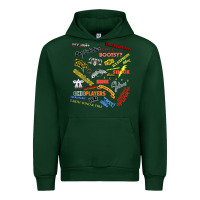 Forest Green Just A Little Funk Urban Hoodie - longCreatives