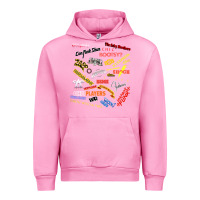 Fuchsia Pink Just A Little Funk Urban Hoodie - longCreatives