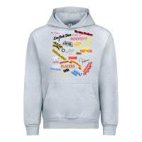 Heather Grey Just A Little Funk Urban Hoodie - longCreatives