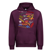 Mauve Wine Just A Little Funk Urban Hoodie - longCreatives