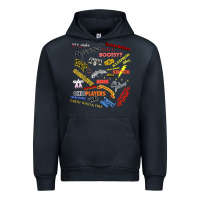 Navy Just A Little Funk Urban Hoodie - longCreatives