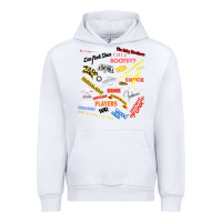 White Just A Little Funk Urban Hoodie - longCreatives