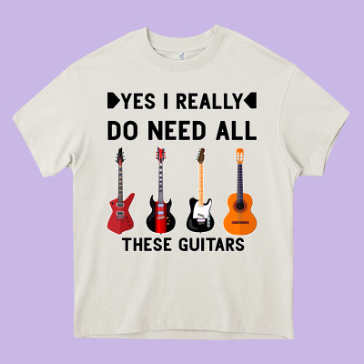 Yes I Really Do Need All These Guitars Heavy Core Tee Designed By Bettercallsaul