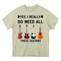 Mossy Yes I Really Do Need All These Guitars Heavy Core Tee - Bettercallsaul
