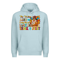 Blue Mist thanksgiving turkey humor Premium Hoodie - CowhideDigitalArt