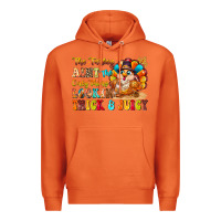 Carrot thanksgiving turkey humor Premium Hoodie - CowhideDigitalArt