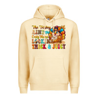 Pina Colada thanksgiving turkey humor Premium Hoodie - CowhideDigitalArt