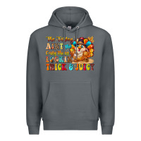 Rock thanksgiving turkey humor Premium Hoodie - CowhideDigitalArt