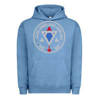 Pigment Pebble Blue Secret Jewish Space Laser Corps Mazel Tov Funny Prank Urban Hoodie - longCreatives