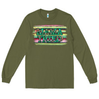 Army Green Floral Mama Tried Long Sleeve Tee - Jasminsmagicworld