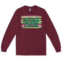 Burgundy Floral Mama Tried Long Sleeve Tee - Jasminsmagicworld
