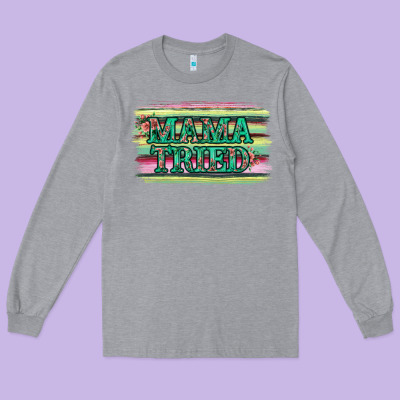 Floral Mama Tried Long Sleeve Tee Designed By Jasminsmagicworld