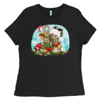 Black army boots christmas Ladies Tee - texasbilliewilder