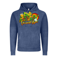 Vintage Denim St. Patrick's Tennessee map Vintage Hoodie - OliviaCreatesArt