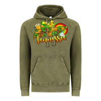 Vintage Olive St. Patrick's Tennessee map Vintage Hoodie - OliviaCreatesArt