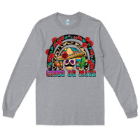 Heather Grey Cinco de mayo rainbow Long Sleeve Tee - FaDigitalArtStudio