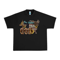 Black One nation under god 4th of july Urban Heavy Tee - HowdyJamesFarm