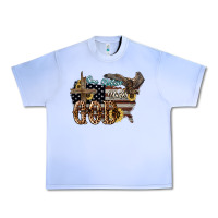 Grape Ice One nation under god 4th of july Urban Heavy Tee - HowdyJamesFarm