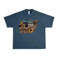 Midnight Navy One nation under god 4th of july Urban Heavy Tee - HowdyJamesFarm