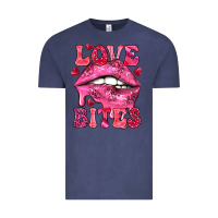 Vintage Denim Love bites Valentine's Day Vintage Tee - HowdyJamesFarm