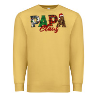 Antique Gold papa claus Premium Sweatshirt - BarkalooDesign