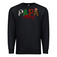 Black papa claus Premium Sweatshirt - BarkalooDesign
