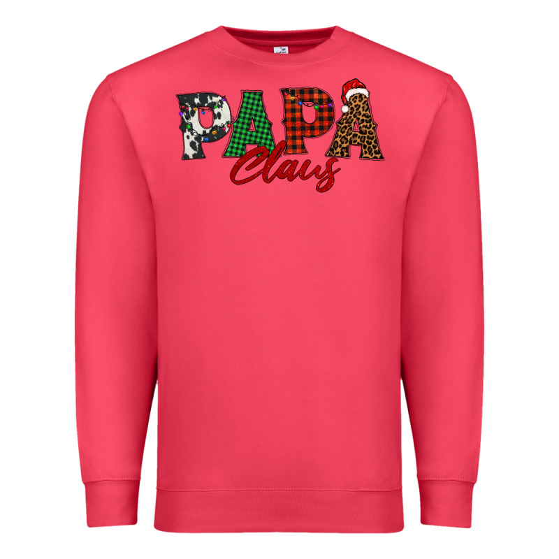 Papa Claus Premium Sweatshirt by BarkalooDesign | Teevron