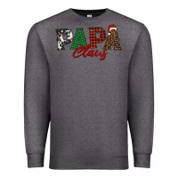 Charcoal Heather papa claus Premium Sweatshirt - BarkalooDesign