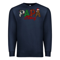 Navy papa claus Premium Sweatshirt - BarkalooDesign