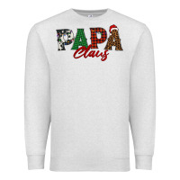 Oatmeal Heather papa claus Premium Sweatshirt - BarkalooDesign