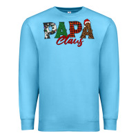 Ocean Blue papa claus Premium Sweatshirt - BarkalooDesign