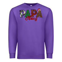 Purple papa claus Premium Sweatshirt - BarkalooDesign