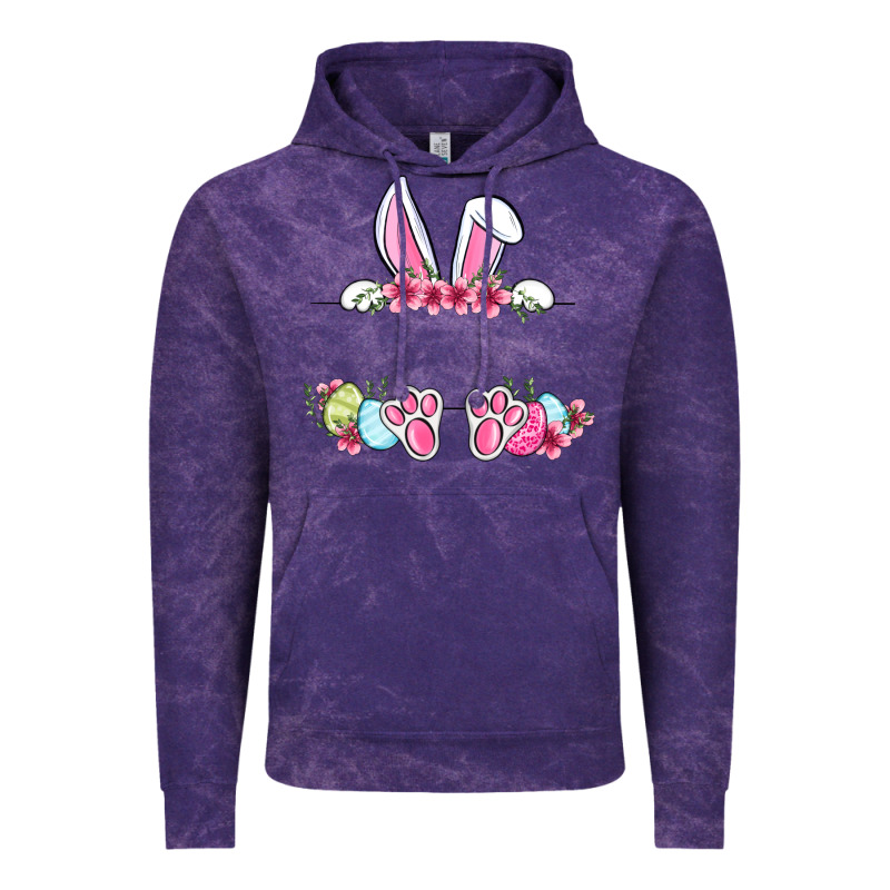 Easter Bunny Name Frame Vintage Hoodie by OliviaCreatesArt | Teevron
