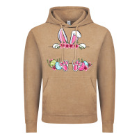 Vintage Coffee Easter bunny name frame Vintage Hoodie - OliviaCreatesArt